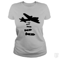 Load image into Gallery viewer, SunFrog-Busted Funky Hippo Classic Ladies Tee / Sport Grey / S Dropping F Bombs
