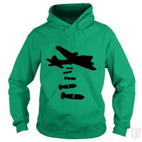 Load image into Gallery viewer, SunFrog-Busted Funky Hippo Hoodie / Irish Green / S Dropping F Bombs
