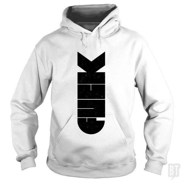 SunFrog-Busted Funky Hippo Hoodie / White / S F Bomb