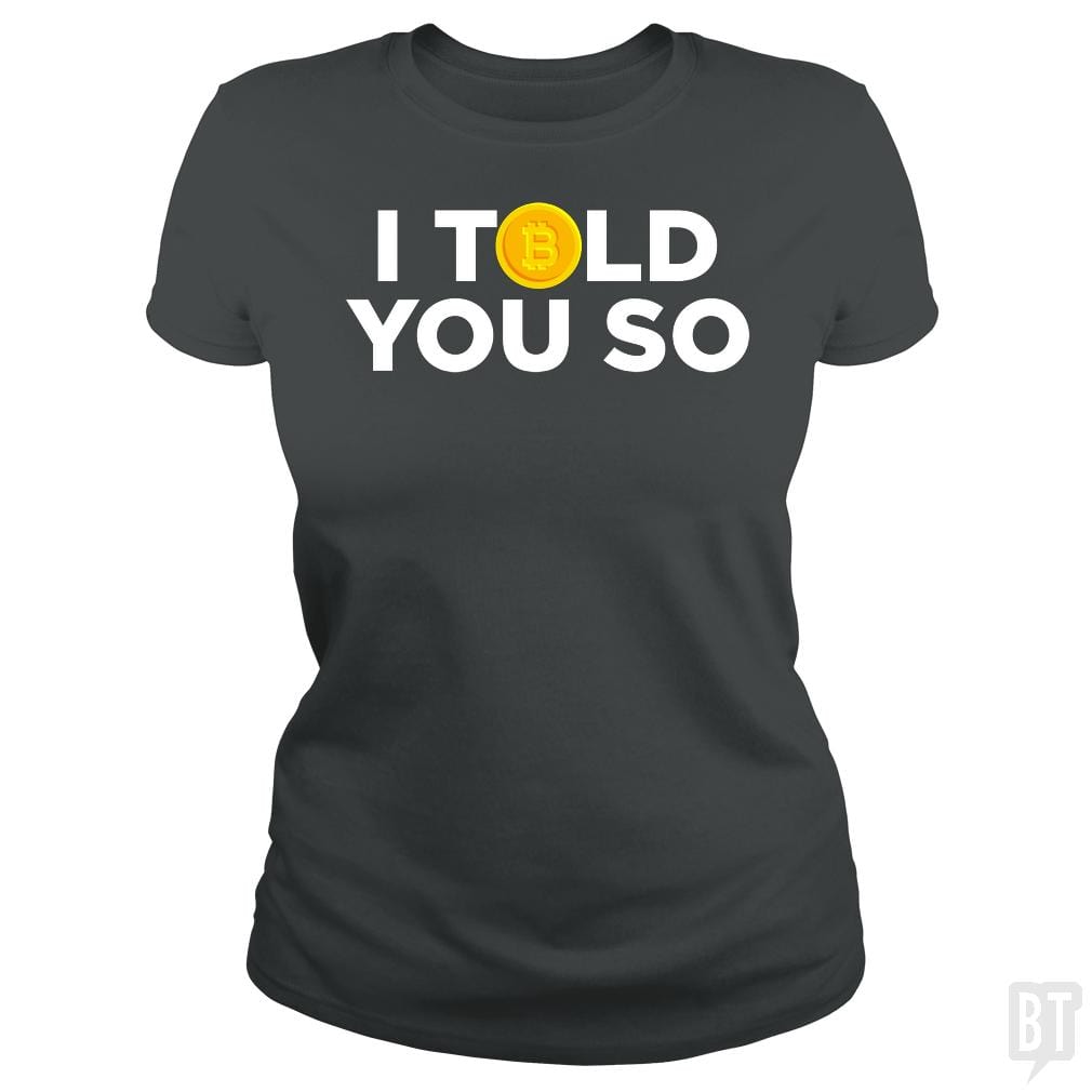 SunFrog-Busted Funky Hippo Classic Ladies Tee / Dark Heather / S I Told You So