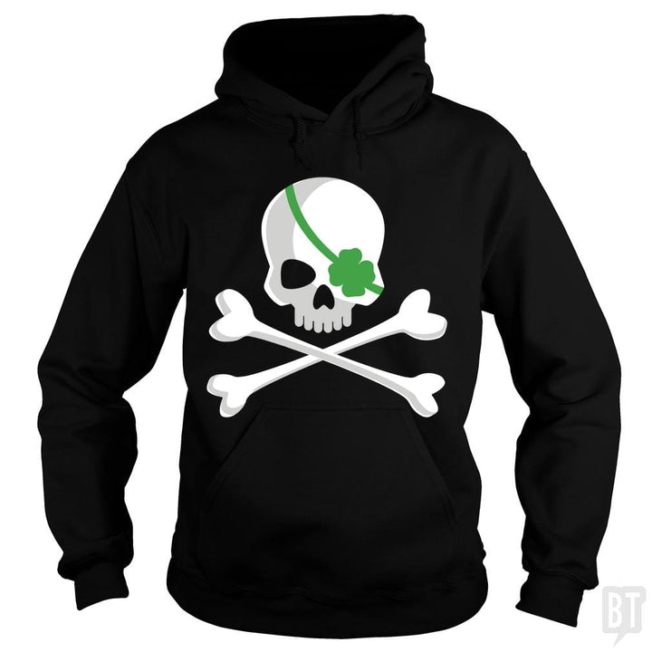 SunFrog-Busted Funky Hippo Hoodie / Black / S Irish Pirate