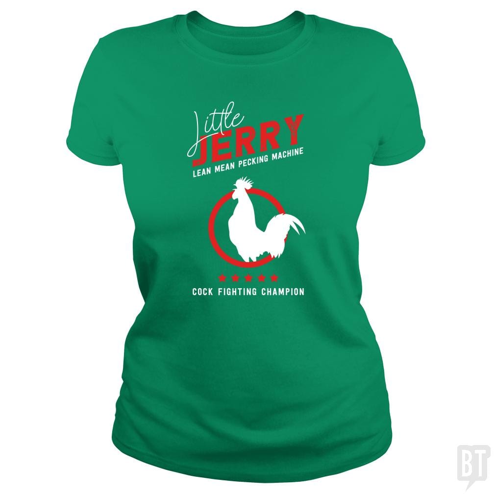 SunFrog-Busted Funky Hippo Classic Ladies Tee / Irish Green / S Little Jerry
