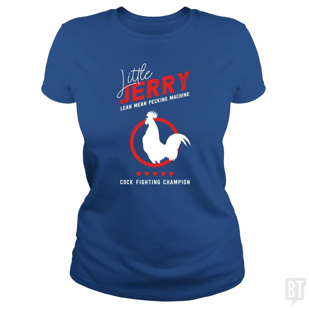 SunFrog-Busted Funky Hippo Classic Ladies Tee / Royal Blue / S Little Jerry