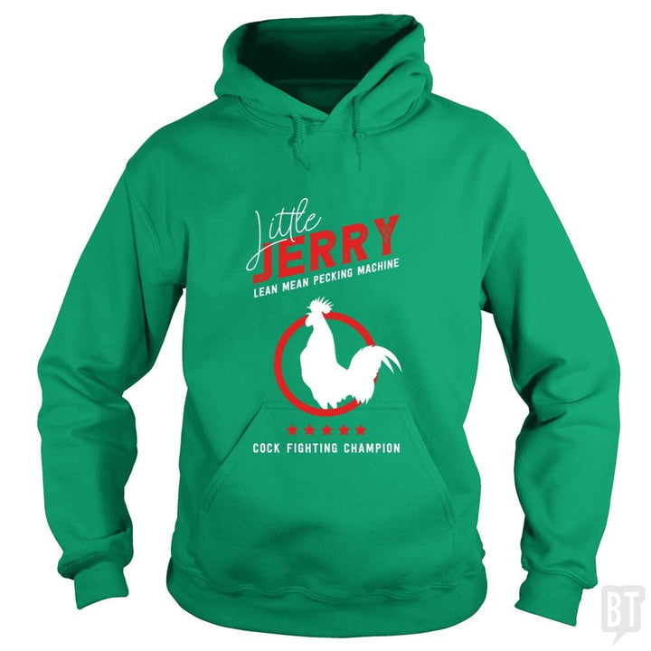 SunFrog-Busted Funky Hippo Hoodie / Irish Green / S Little Jerry