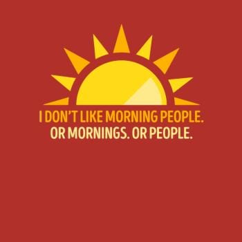 SunFrog-Busted Funky Hippo Morning People