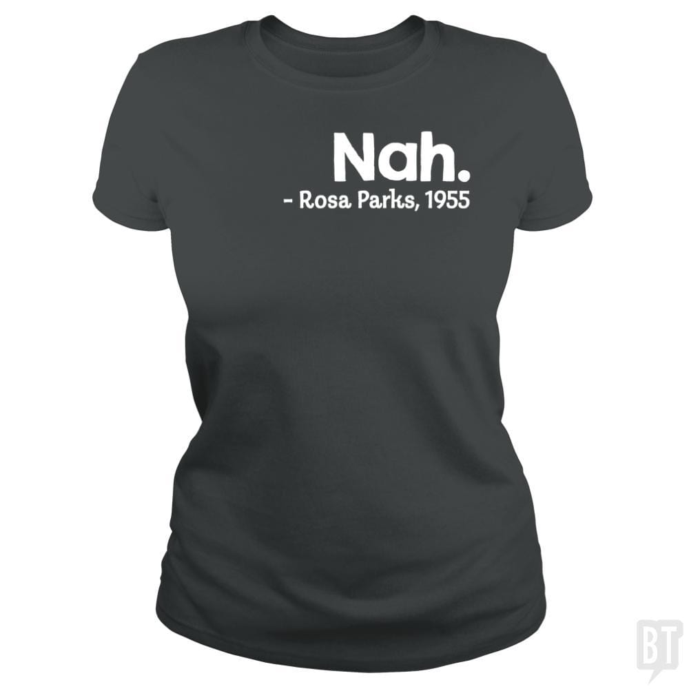 SunFrog-Busted Funky Hippo Classic Ladies Tee / Dark Heather / S Nah Rosa