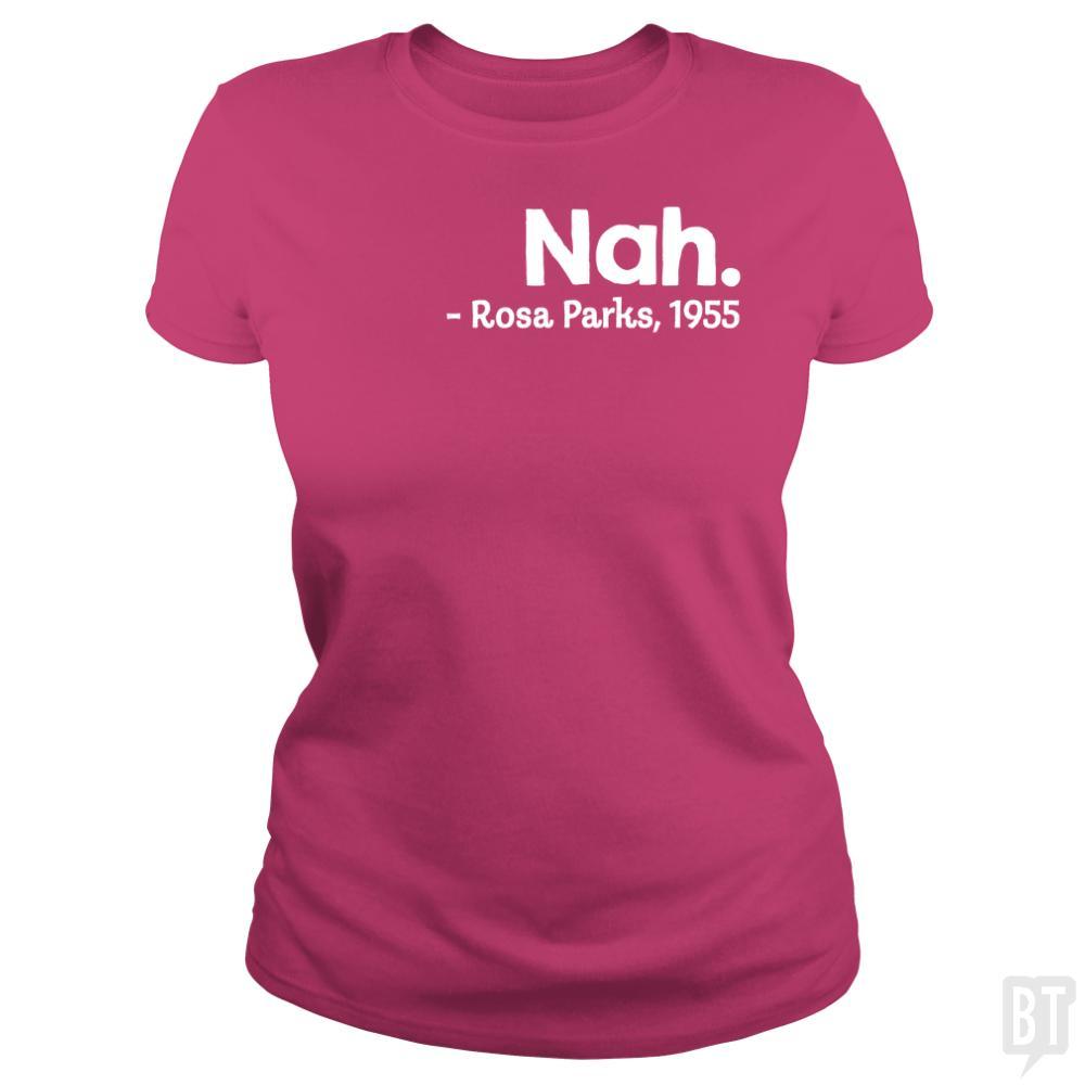 SunFrog-Busted Funky Hippo Classic Ladies Tee / Heliconia / S Nah Rosa