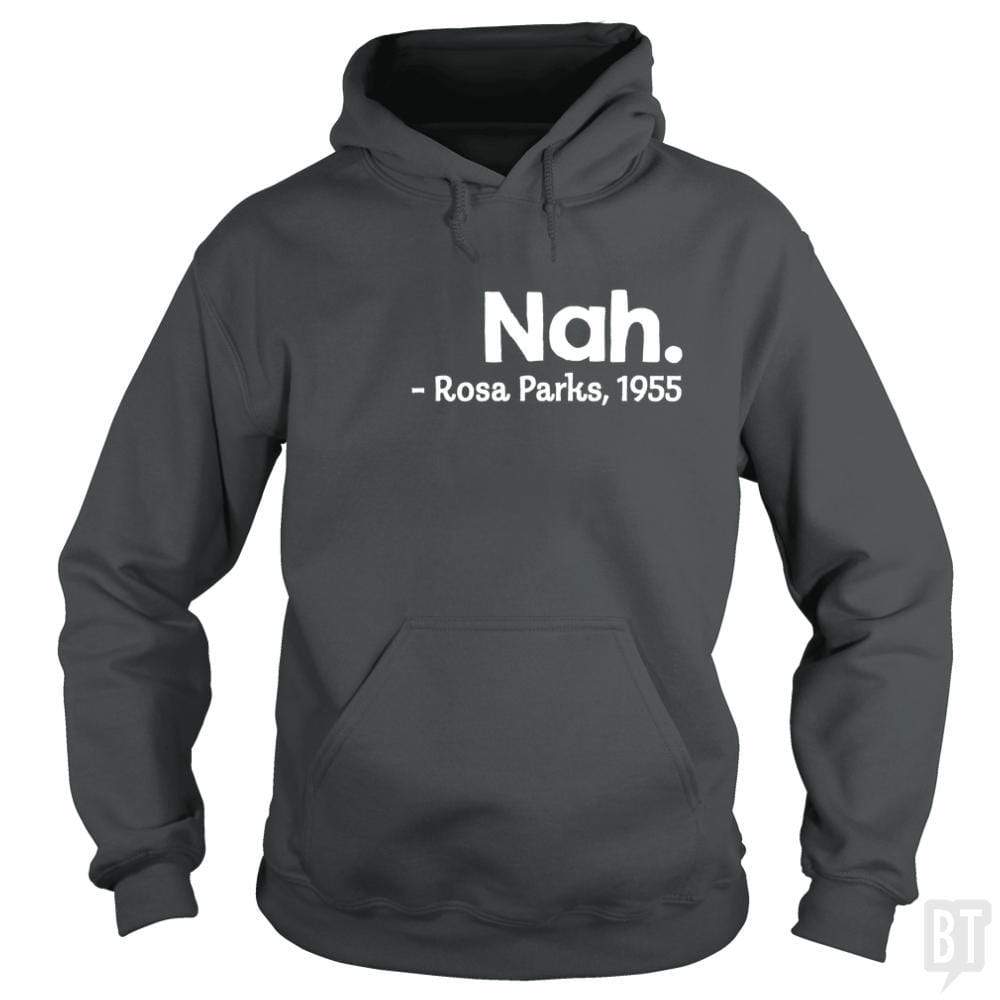 SunFrog-Busted Funky Hippo Hoodie / Dark Heather / S Nah Rosa