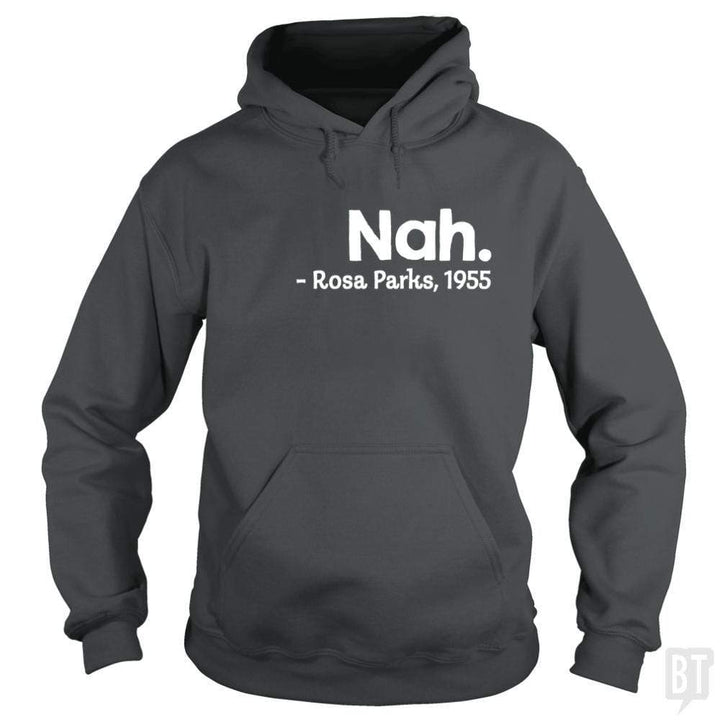 SunFrog-Busted Funky Hippo Hoodie / Dark Heather / S Nah Rosa