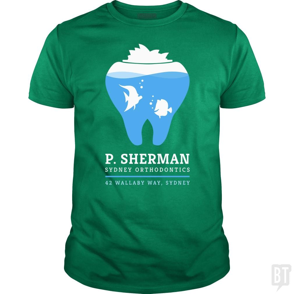 SunFrog-Busted Funky Hippo Classic Guys / Unisex Tee / Irish Green / S P. Sherman