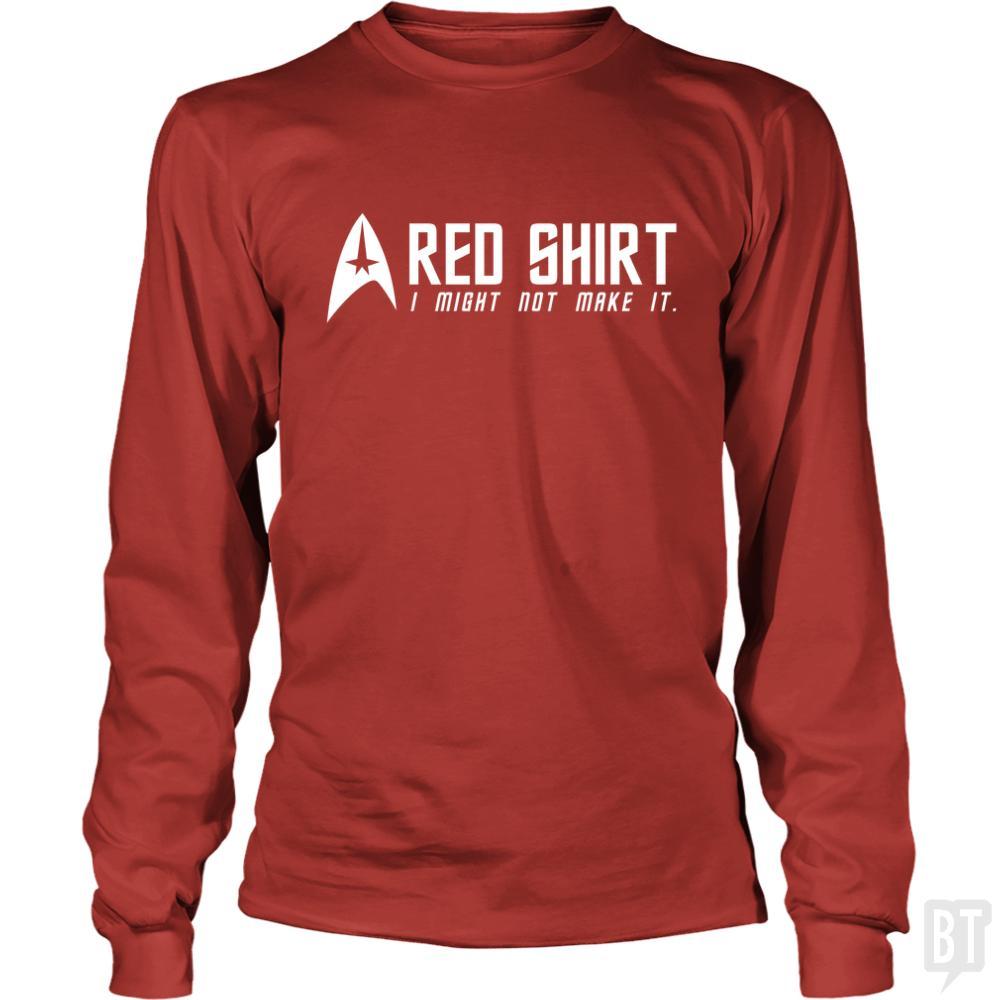 SunFrog-Busted Funky Hippo Long Tee / Red / S Red Shirt