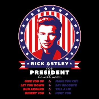 SunFrog-Busted Funky Hippo Rick For President