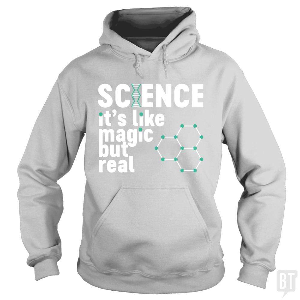 SunFrog-Busted Funky Hippo Hoodie / Sport Grey / S Science Magic