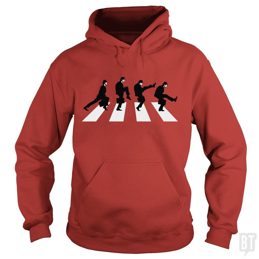 SunFrog-Busted Funky Hippo Hoodie / Red / S Silly Walk Road