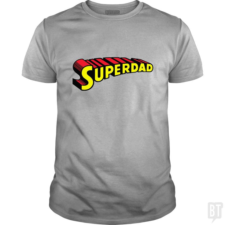 SunFrog-Busted Funky Hippo Classic Guys / Unisex Tee / Sport Grey / S Super Dad