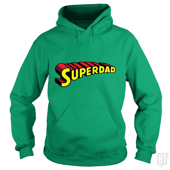 SunFrog-Busted Funky Hippo Hoodie / Irish Green / S Super Dad