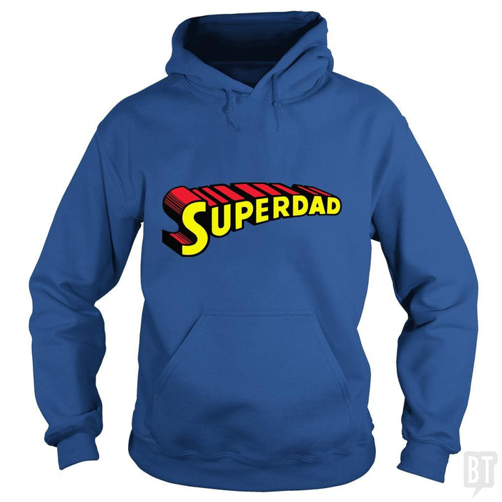 SunFrog-Busted Funky Hippo Hoodie / Royal Blue / S Super Dad