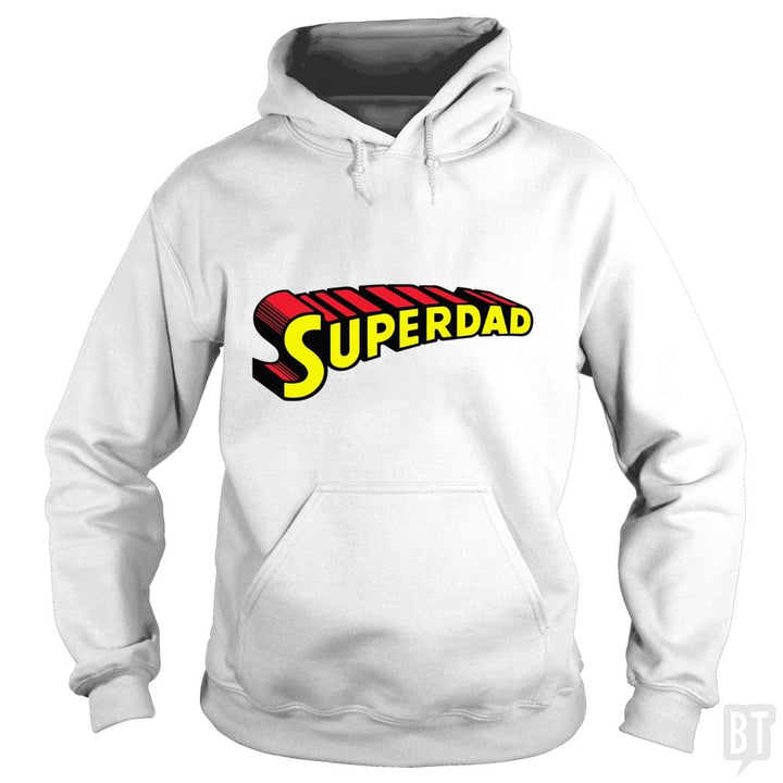 SunFrog-Busted Funky Hippo Hoodie / White / S Super Dad