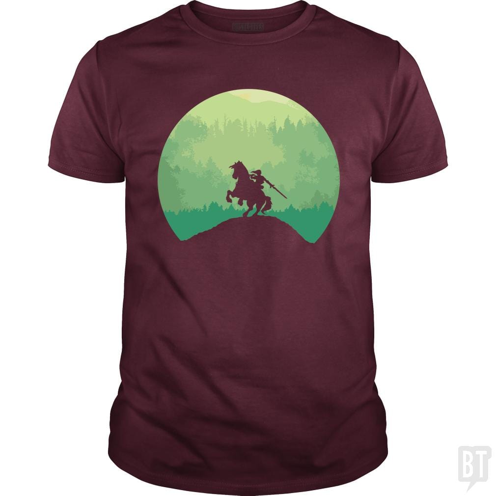 SunFrog-Busted Funky Hippo Classic Guys / Unisex Tee / Maroon / S The Legend