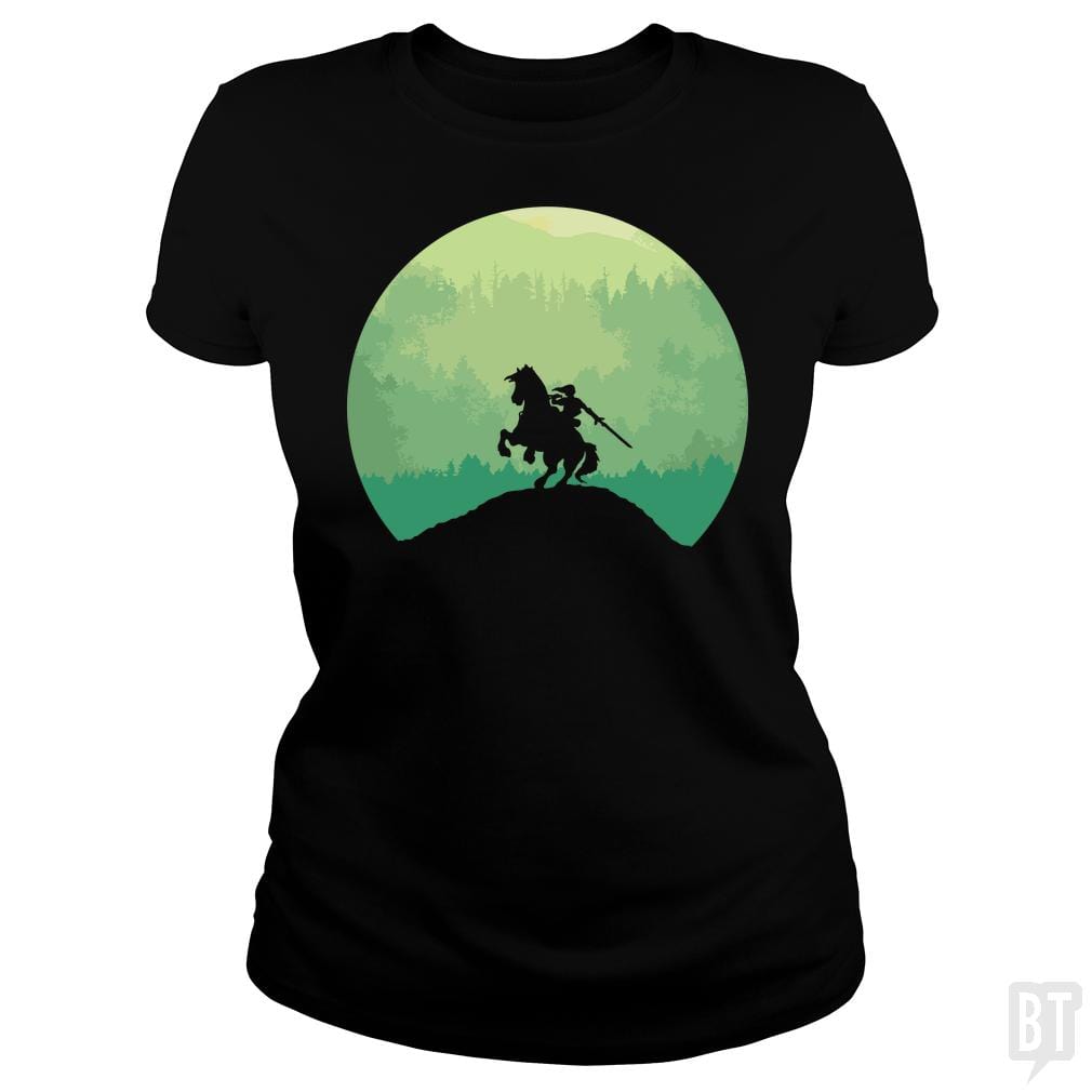 SunFrog-Busted Funky Hippo Classic Ladies Tee / Black / S The Legend