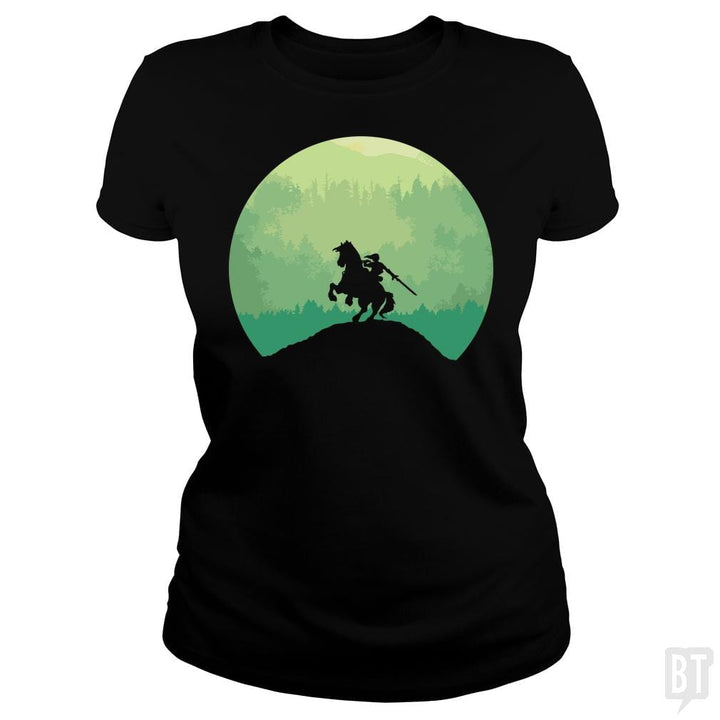 SunFrog-Busted Funky Hippo Classic Ladies Tee / Black / S The Legend