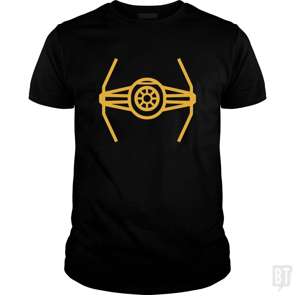 SunFrog-Busted Funky Hippo TIE Fighter