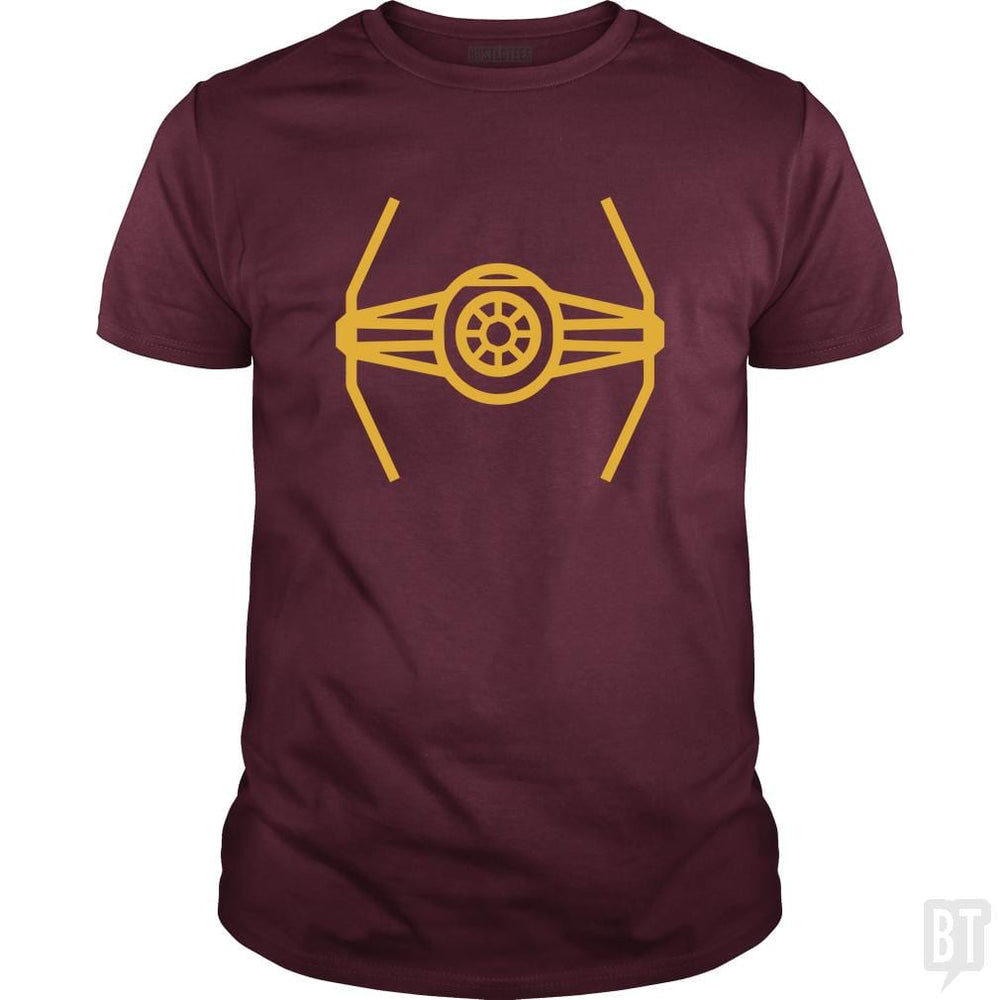 SunFrog-Busted Funky Hippo Classic Guys / Unisex Tee / Maroon / S TIE Fighter