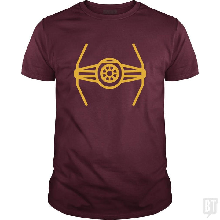 SunFrog-Busted Funky Hippo Classic Guys / Unisex Tee / Maroon / S TIE Fighter