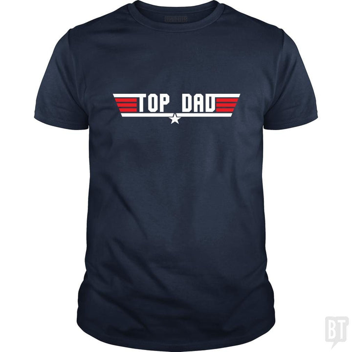 SunFrog-Busted Funky Hippo Classic Guys / Unisex Tee / Navy Blue / S Top Dad