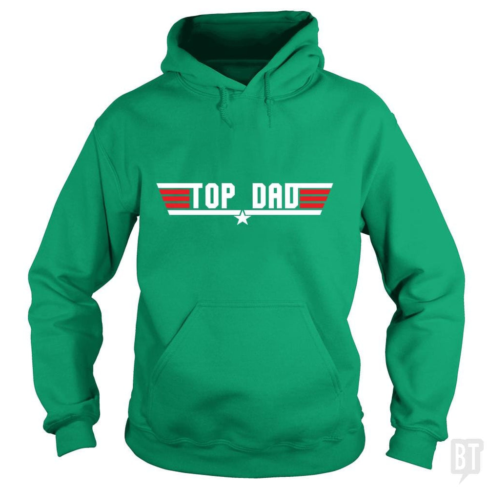 SunFrog-Busted Funky Hippo Hoodie / Irish Green / S Top Dad