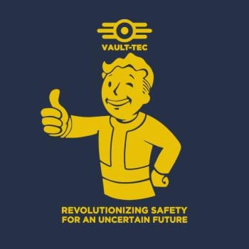 SunFrog-Busted Funky Hippo Vault-Tec