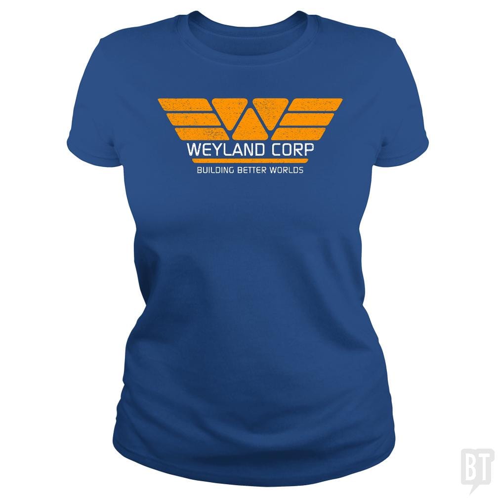 SunFrog-Busted Funky Hippo Classic Ladies Tee / Royal Blue / S Weyland Corp