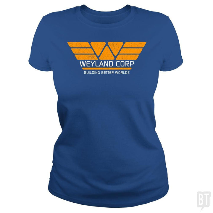 SunFrog-Busted Funky Hippo Classic Ladies Tee / Royal Blue / S Weyland Corp