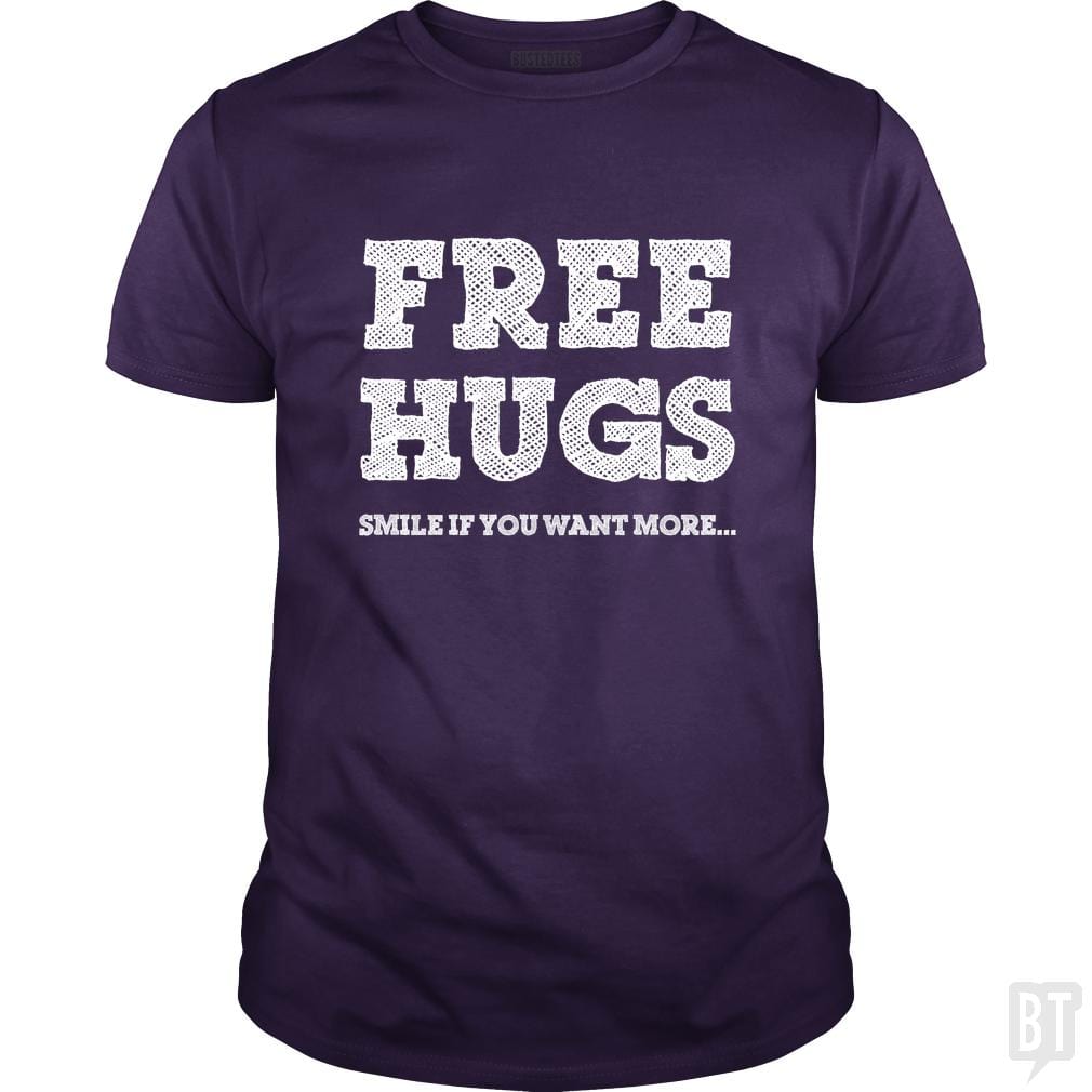 SunFrog-Busted Goljakoff Classic Guys / Unisex Tee / Purple / S Free hugs, smile if you want more...