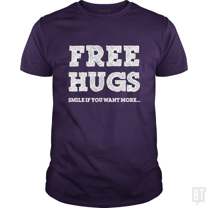 SunFrog-Busted Goljakoff Classic Guys / Unisex Tee / Purple / S Free hugs, smile if you want more...