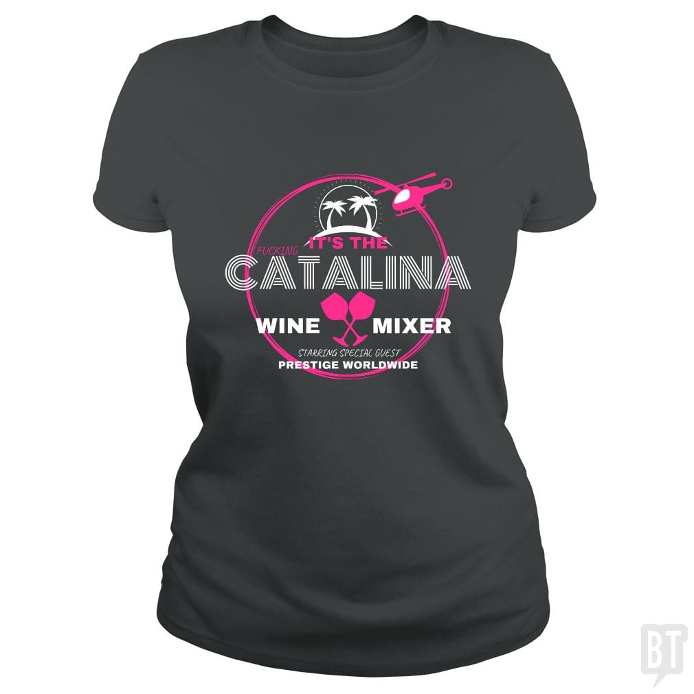 SunFrog-Busted GRIFFfam621 Classic Ladies Tee / Dark Heather / S Catalina Wine Mixer