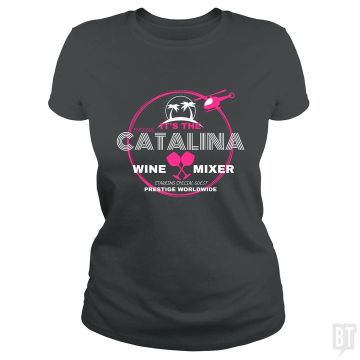 SunFrog-Busted GRIFFfam621 Classic Ladies Tee / Dark Heather / S Catalina Wine Mixer