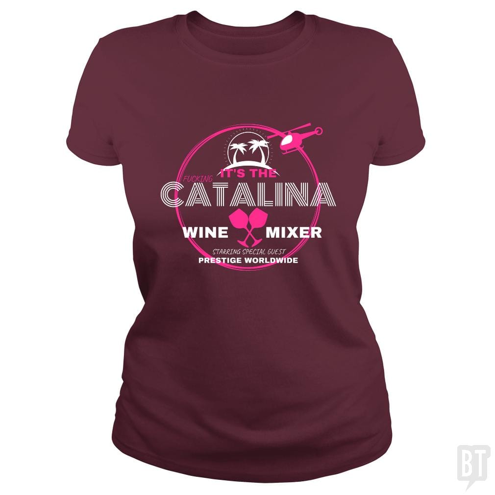 SunFrog-Busted GRIFFfam621 Classic Ladies Tee / Maroon / S Catalina Wine Mixer