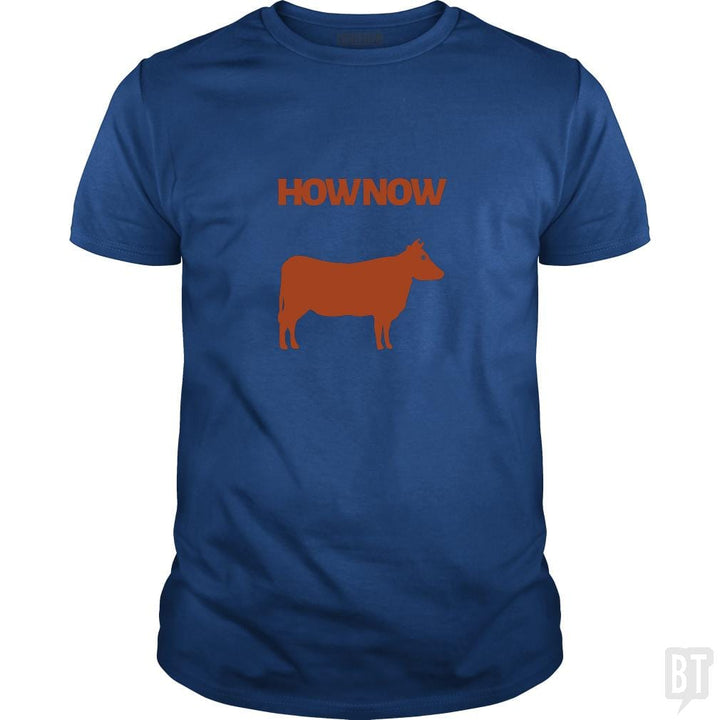 SunFrog-Busted GRIFFfam621 Classic Guys / Unisex Tee / Royal Blue / S How Now Brown Cow