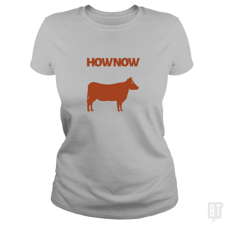 SunFrog-Busted GRIFFfam621 Classic Ladies Tee / Sport Grey / S How Now Brown Cow