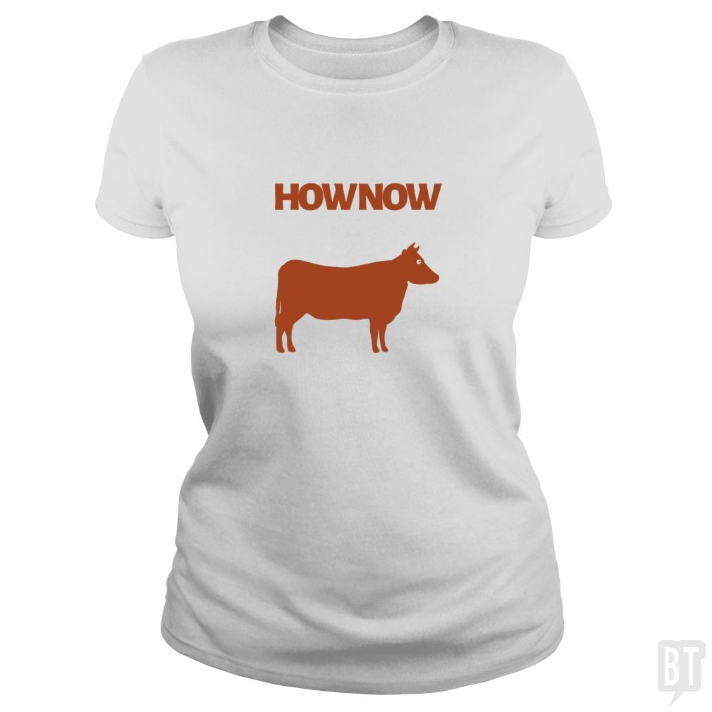 SunFrog-Busted GRIFFfam621 Classic Ladies Tee / White / S How Now Brown Cow