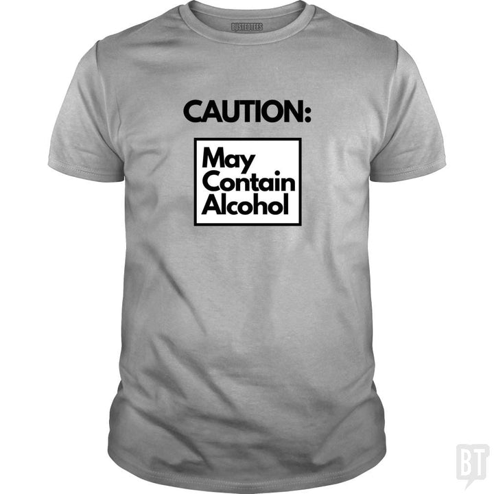 SunFrog-Busted GRIFFfam621 Classic Guys / Unisex Tee / Sport Grey / S May Contain Alcohol