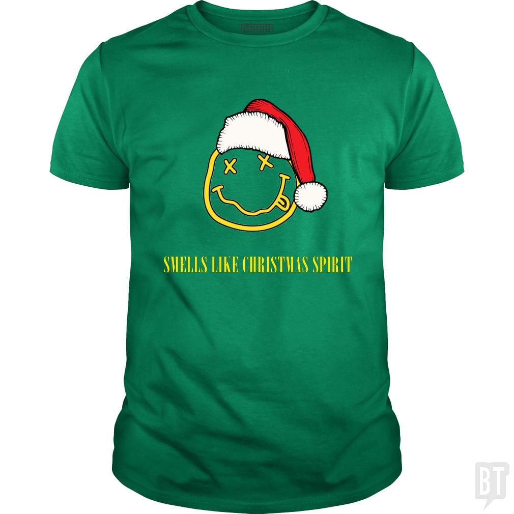 SunFrog-Busted GRIFFfam621 Classic Guys / Unisex Tee / Irish Green / S SMELLS LIKE CHRISTMAS SPIRIT