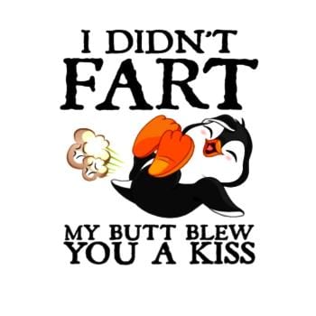 SunFrog-Busted Harold Funny Fart Kiss Tee