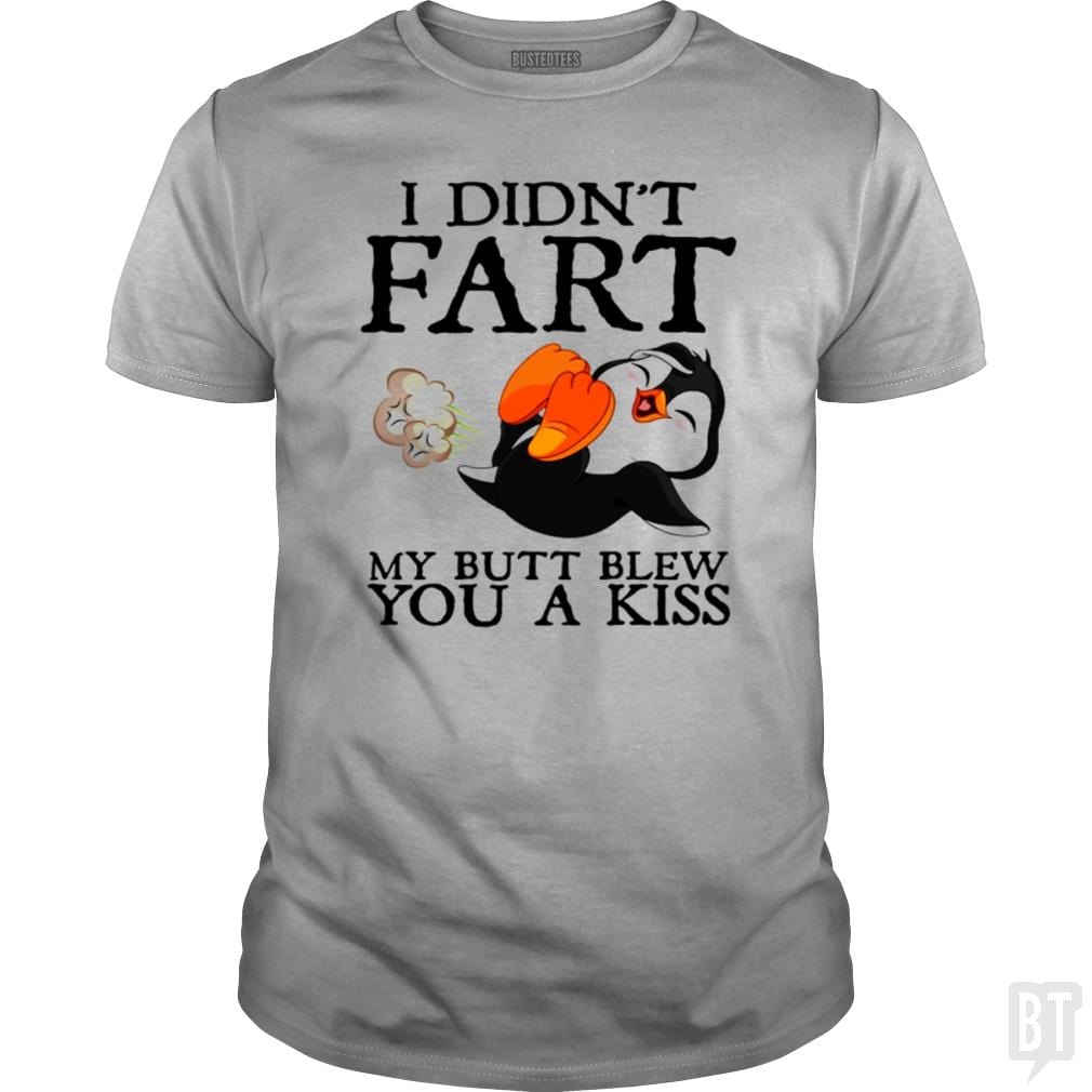 SunFrog-Busted Harold Classic Guys / Unisex Tee / Sport Grey / S Funny Fart Kiss Tee