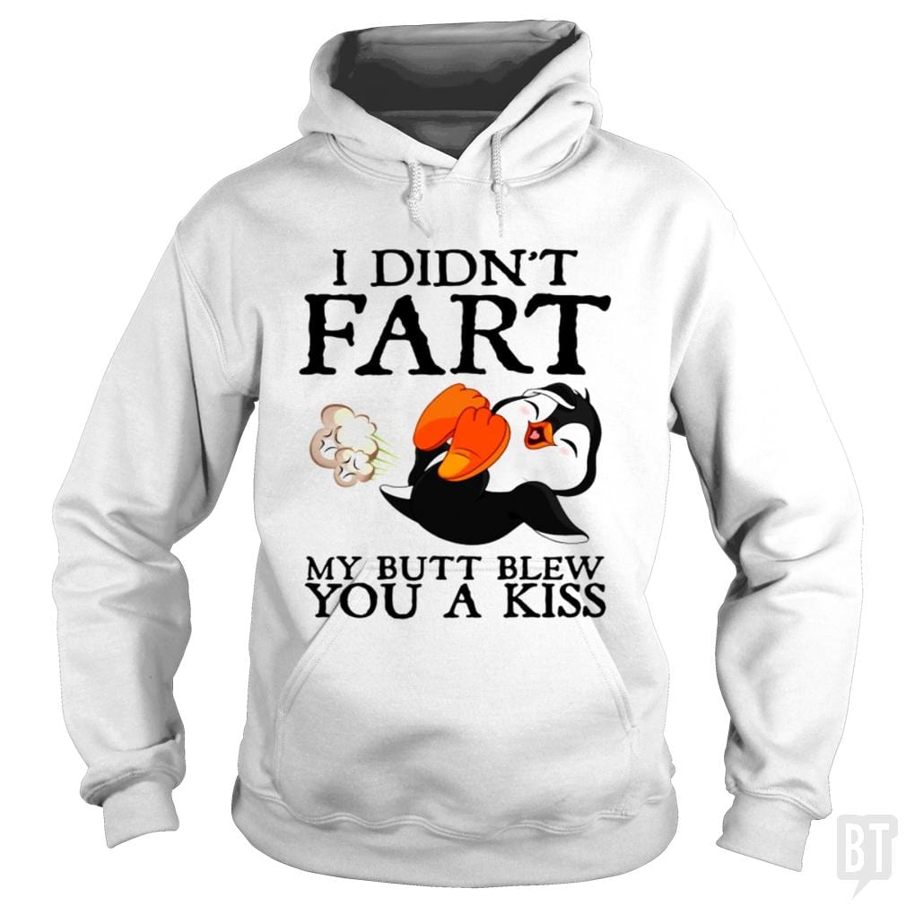 SunFrog-Busted Harold Hoodie / White / S Funny Fart Kiss Tee