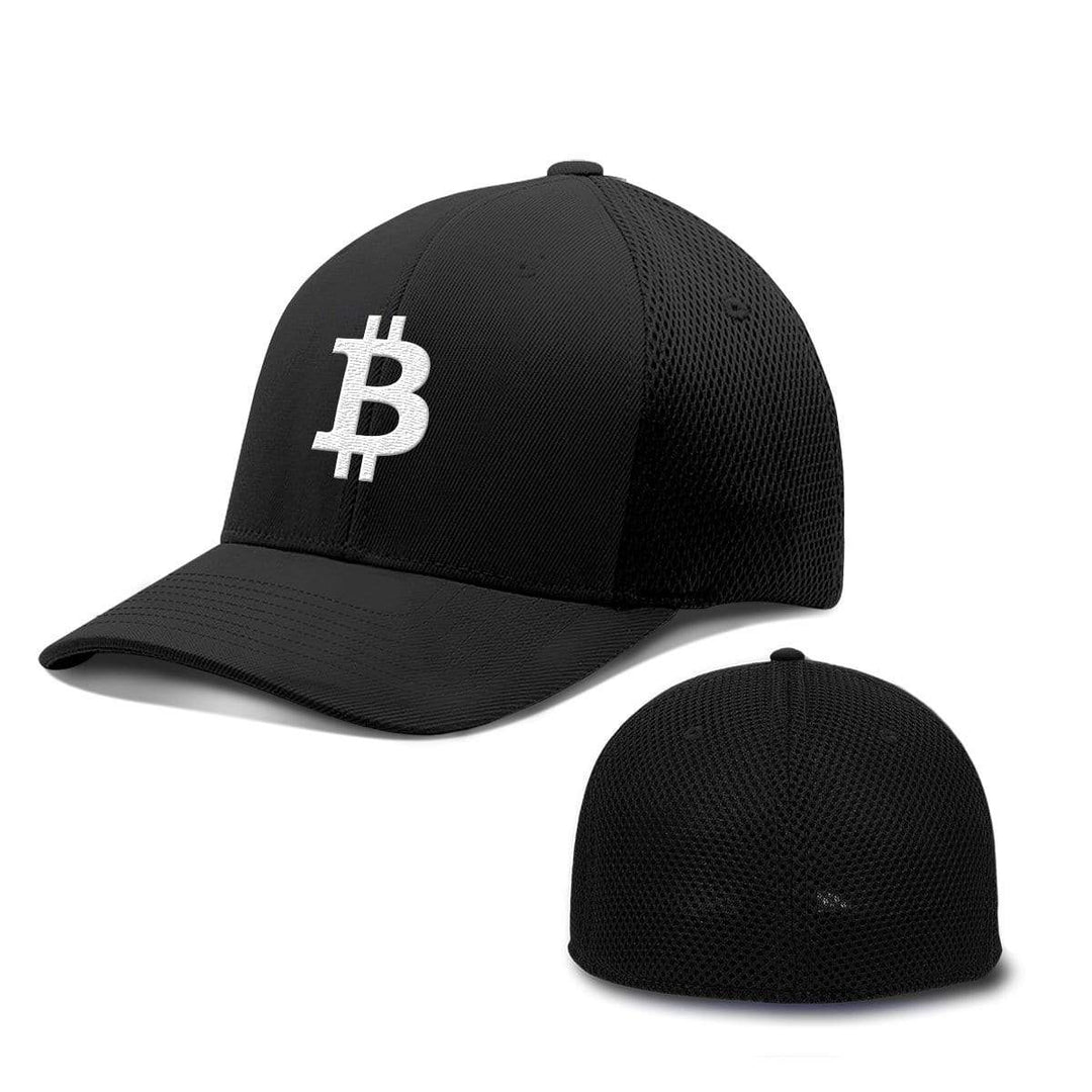 SunFrog-Busted Hats Bitcoin Logo Hats