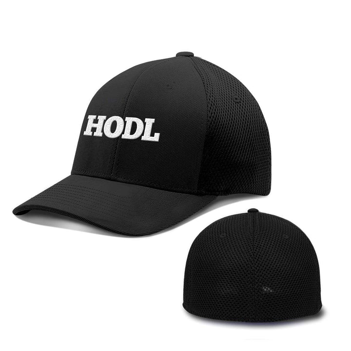SunFrog-Busted Hats Flexfit / Full Black / S/M HODL Hats