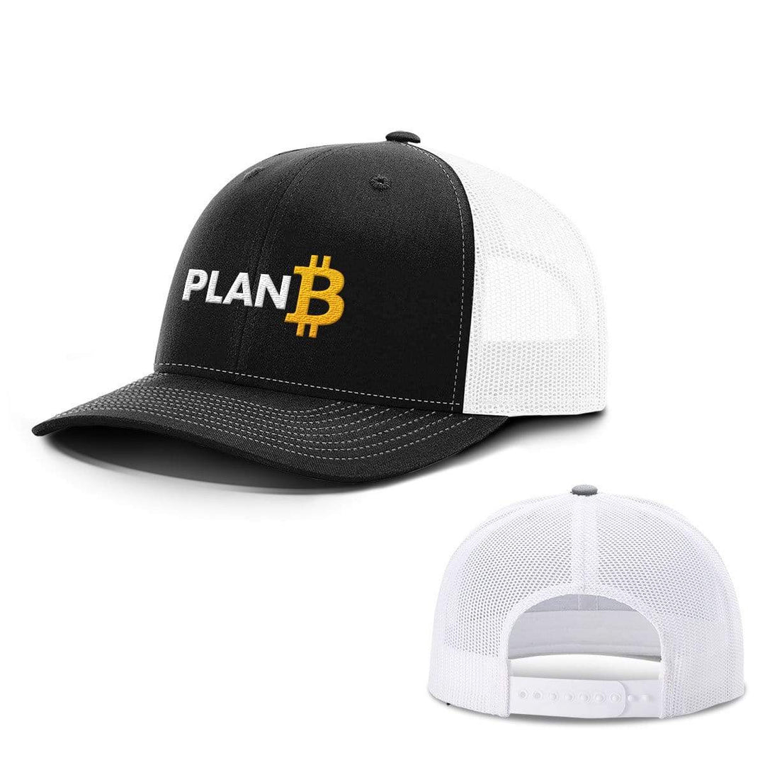 SunFrog-Busted Hats Snapback / Black and White / One Size Plan B Bitcoin Hats