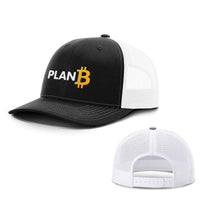 Load image into Gallery viewer, SunFrog-Busted Hats Snapback / Black and White / One Size Plan B Bitcoin Hats
